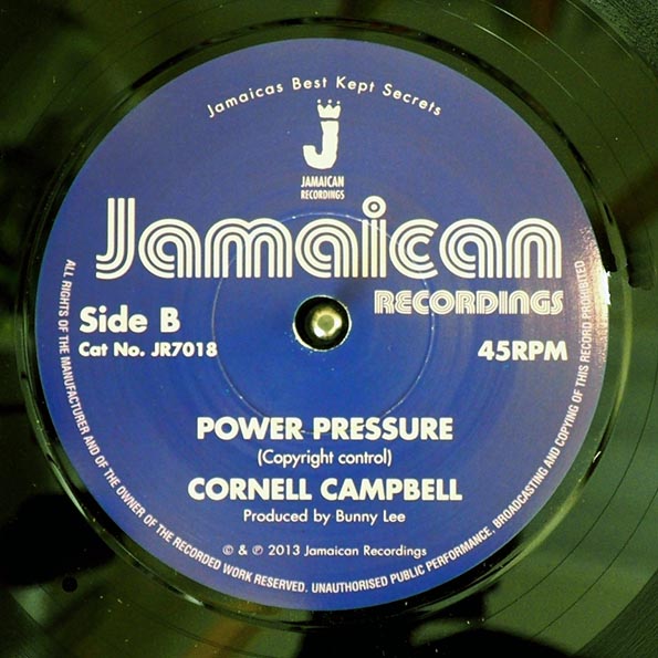 The Upsetters, The Aggrovators - Labrish  /  Cornell Campbell - Power Pressure (7")