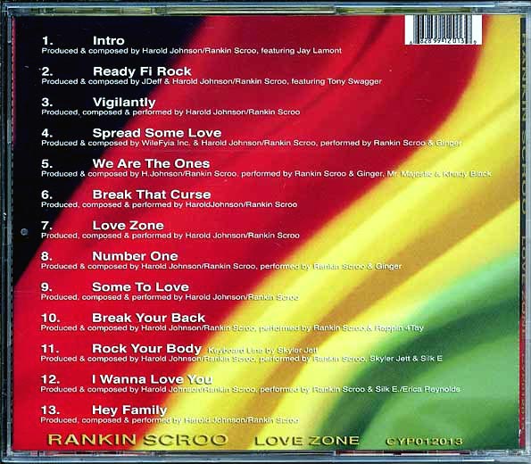 Rankin Scroo - Love Zone (CD)