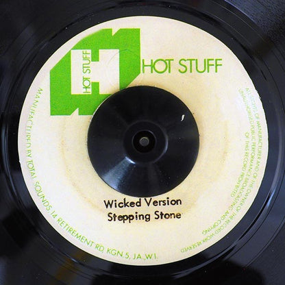 Hopeton Junior - Whip Down The Wicked Man  /  Stepping Stone - Wicked Version (7")