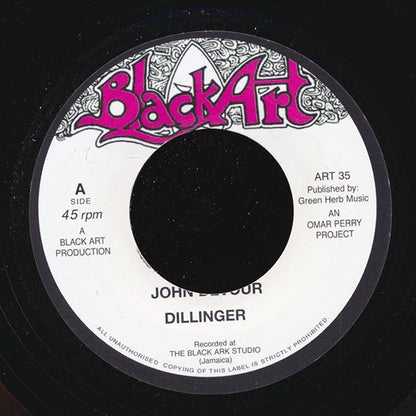 Dillinger - John Devour  /  David Isaacs - A Place In The Sun (7")