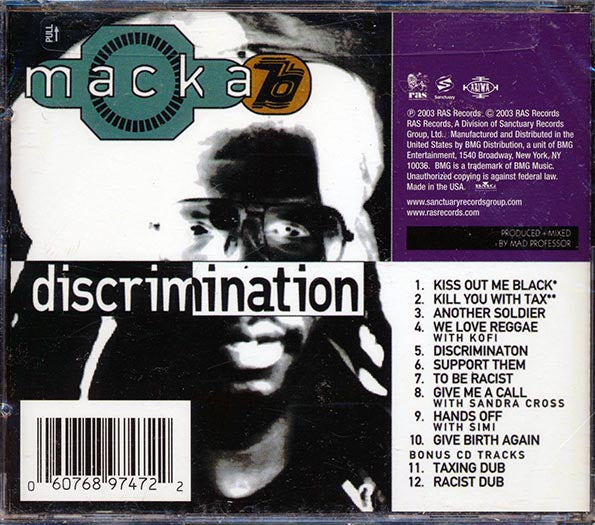 Macka B - Discrimination (CD)