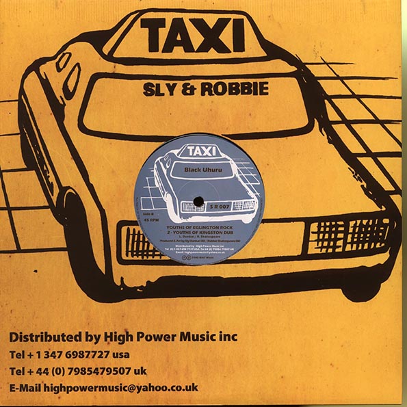 Black Uhuru - Youths Of Eglington (Extended Mix)  /  Sly & Robbie - Youths Of Eglington Rock; Sly & Robbie - Youths Of Eglington Dub (12")