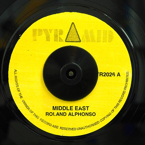 Roland Alphonso - Middle East  /  Roland Alphonso - Jungle Bit (7")