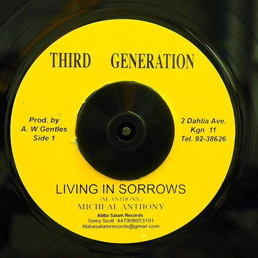 Michael Anthony - Living In Sorrows  /  Version (7")