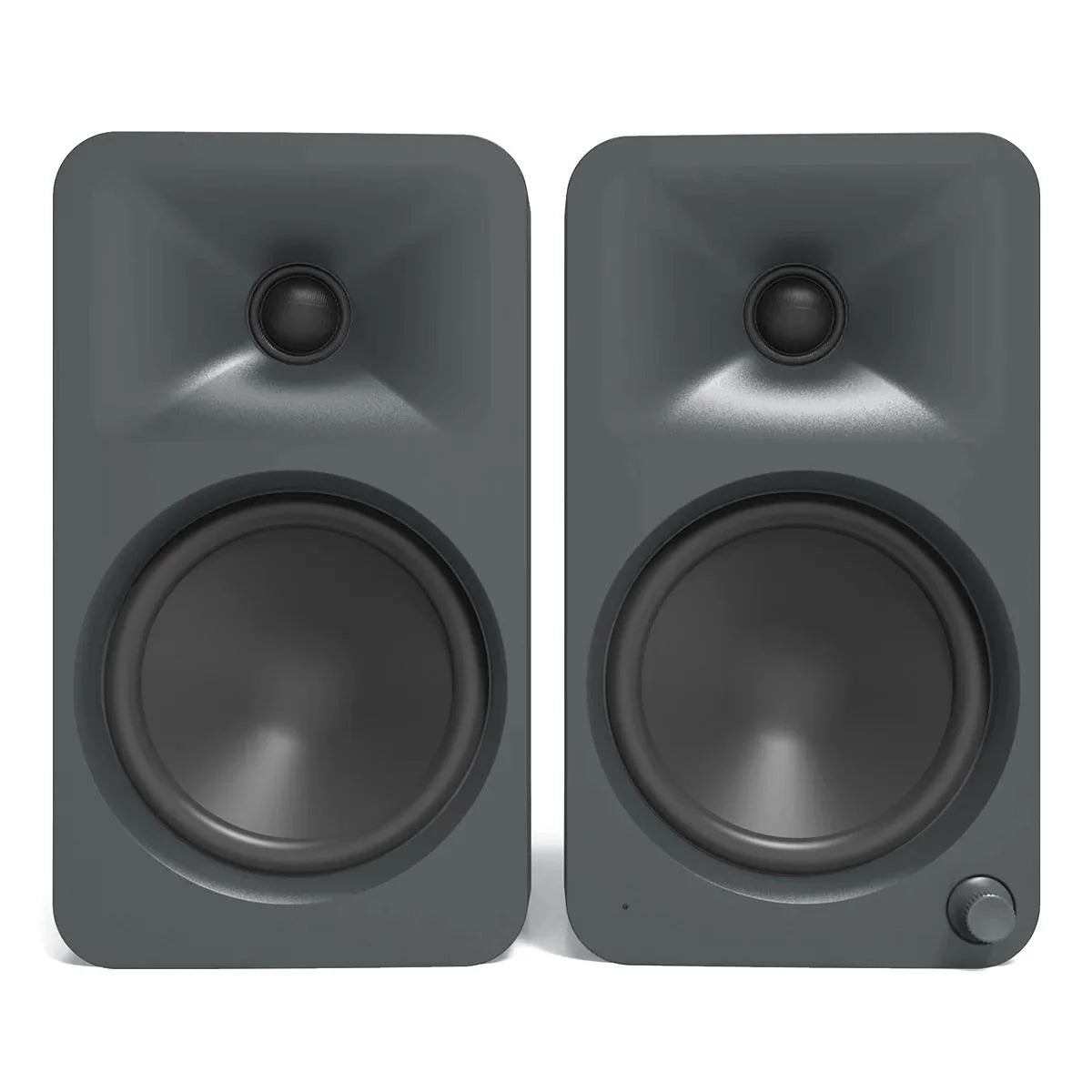 ORA4 Powered Bluetooth Desktop Speakers - Pair (Matte Grey) - PureSound Records