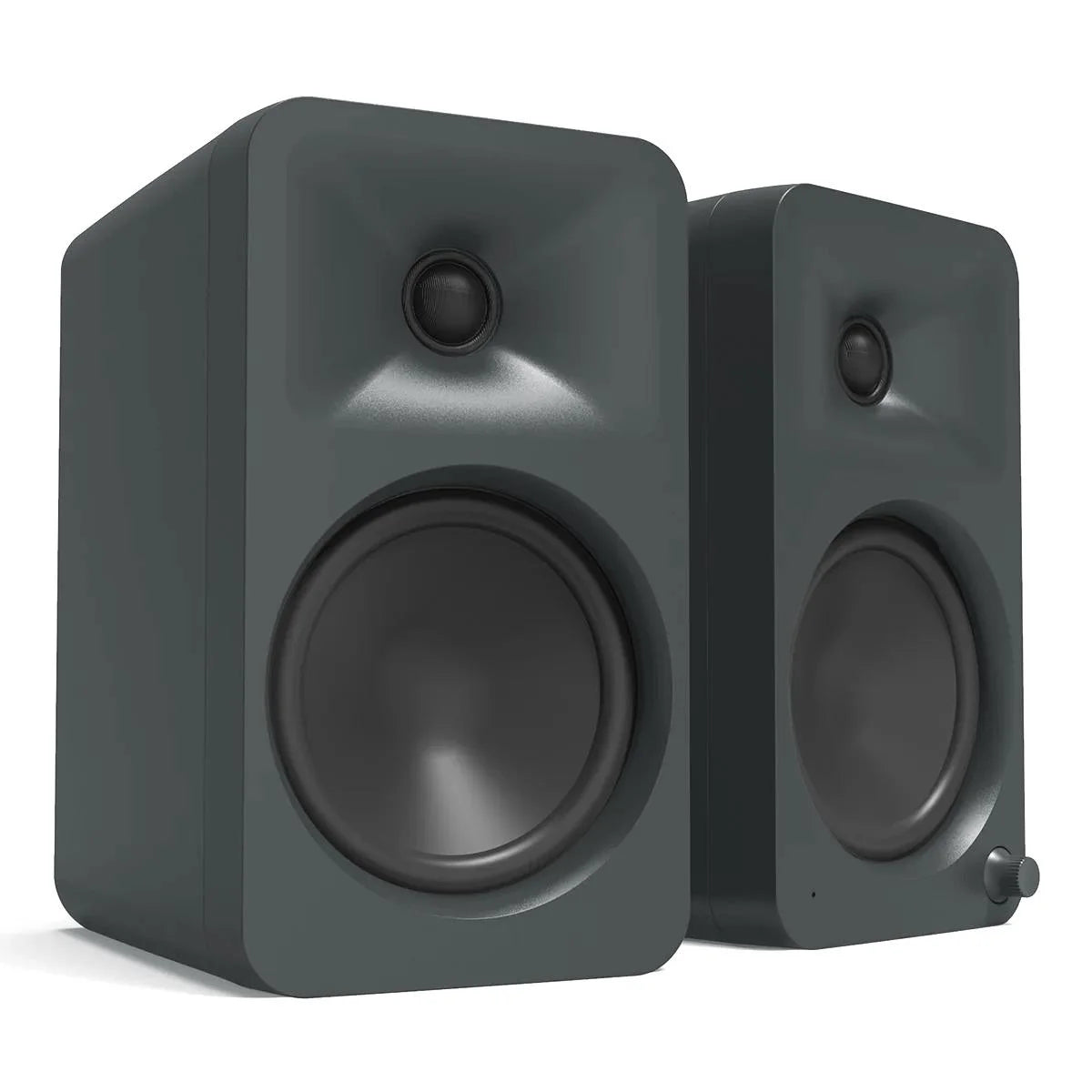 ORA4 Powered Bluetooth Desktop Speakers - Pair (Matte Grey) - PureSound Records