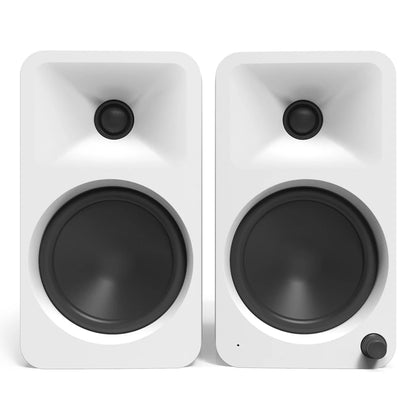 ORA4 Powered Bluetooth Desktop Speakers - Pair (Matte White) - PureSound Records